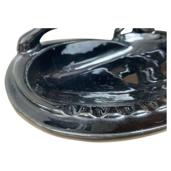 Royal Haeger Horse Cigar Ashtray Black Running Stallion Equestrian - Picture 5 of 11